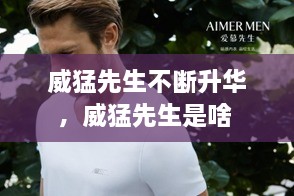 威猛先生不断升华，威猛先生是啥 