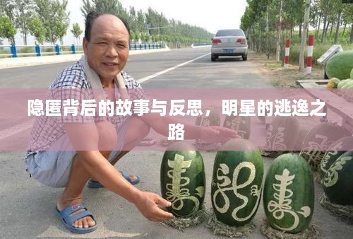 隐匿背后的故事与反思，明星的逃逸之路