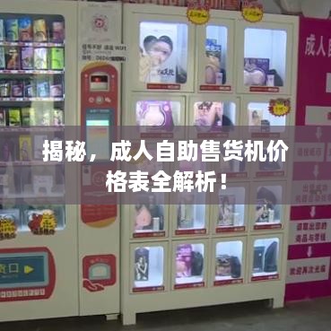 揭秘，成人自助售货机价格表全解析！