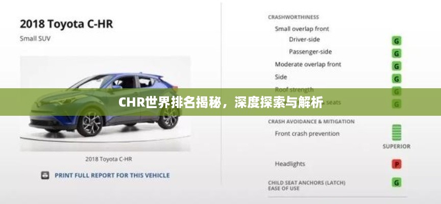 CHR世界排名揭秘，深度探索与解析