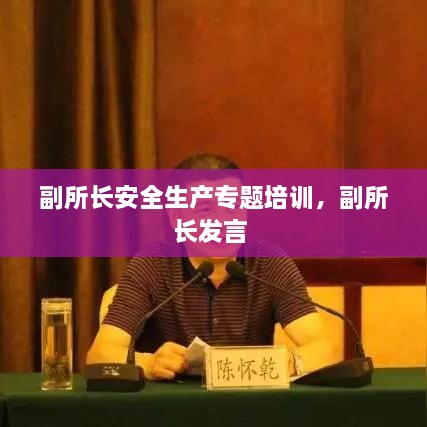 副所长安全生产专题培训，副所长发言 