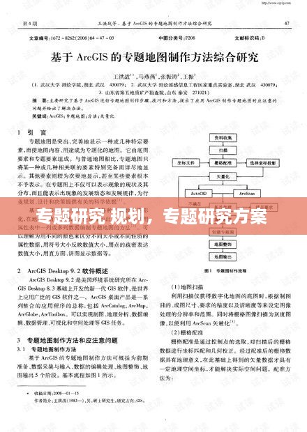 专题研究 规划，专题研究方案 