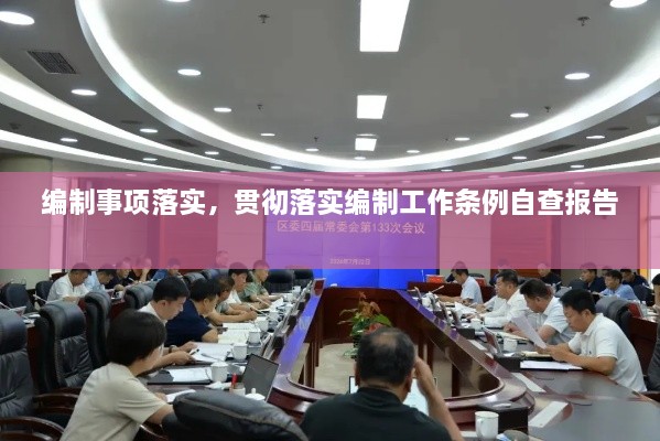 编制事项落实，贯彻落实编制工作条例自查报告 