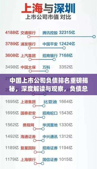 中国上市公司负债排名重磅揭秘，深度解读与观察，负债总额达90亿！